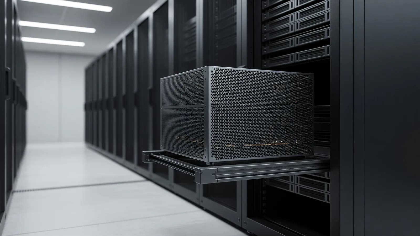 A dense GPU compute chassis represents DeepSeek V4.1 Flash's October 17 checkpoint update. Illustration: DeAI