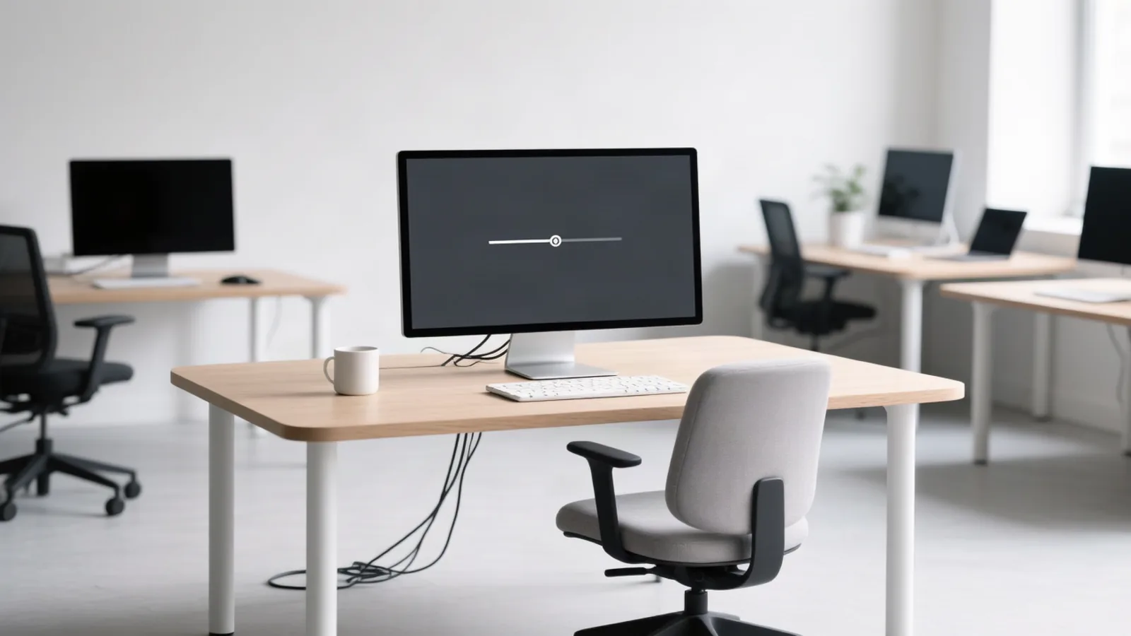 A single workstation with a terminal on screen in a quiet office, depicting a developer downloading and self-hosting the trillion-parameter Mistral Large 4 open weights, the week's lead story. Illustration: DeAI